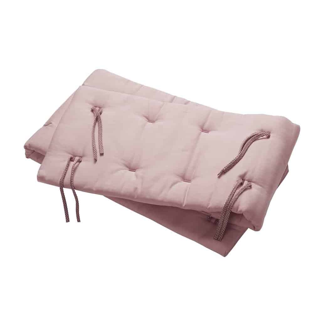 Sengerand til Leander Linea Luna Babyseng - Dusty Rose tilbud