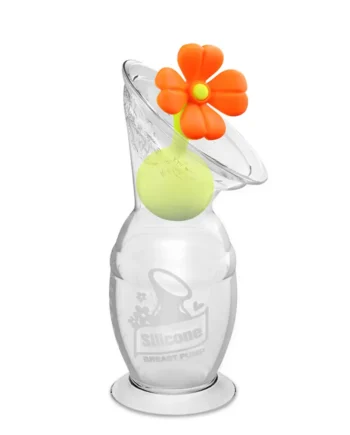 Silikone Brystpumpe med Blomsterstopper - 100 ml Tilbud!