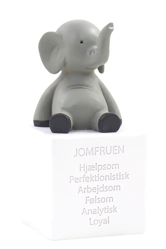 Håndmalet Jomfruen Sparegris - Stilsikker Opsparing