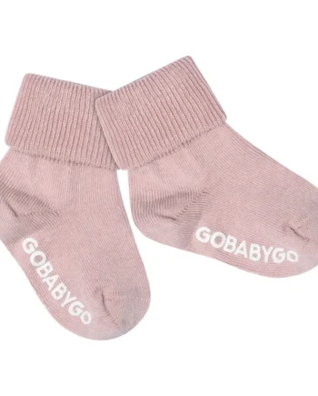 Skridsikre Økologiske Strømper - Alt Rosa fra GoBabyGo