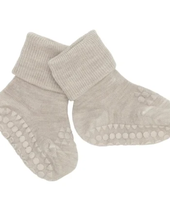 Skridsikre Merino Uld Strømper i Sand - Black Friday Tilbud!