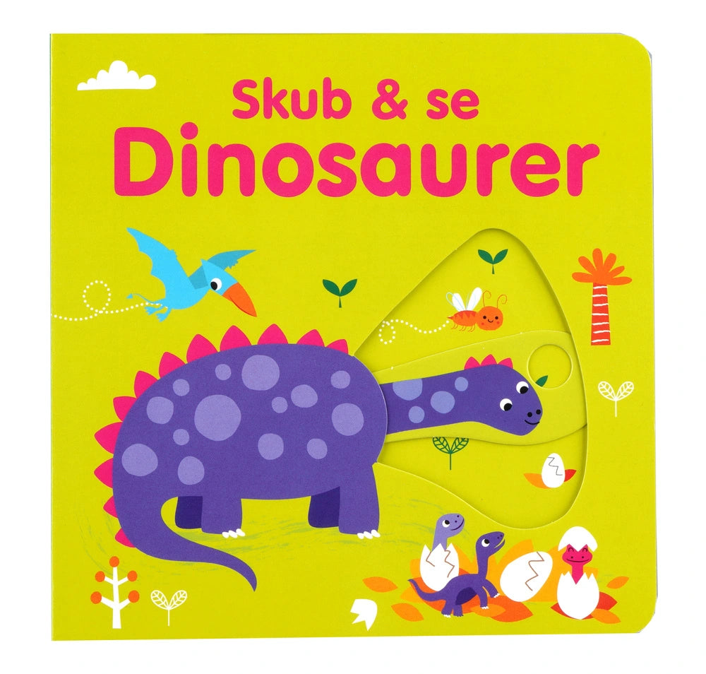 Skub og Se: Dinosaurer - Sjov Papbog til Børn