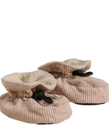 Sæsonens bløde babyfutter i corduroy - Irish Cream