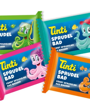 Små Badebomber fra Tinti – Farverig Badeleg!