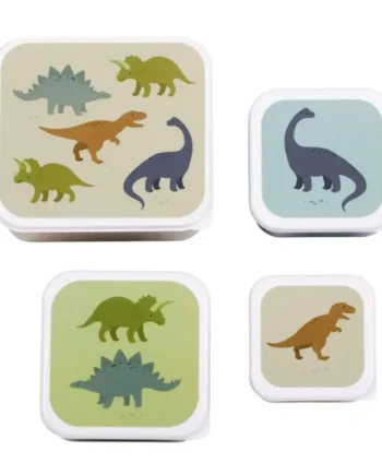 Snackboksæt med Dino Tema fra A Little Lovely Company