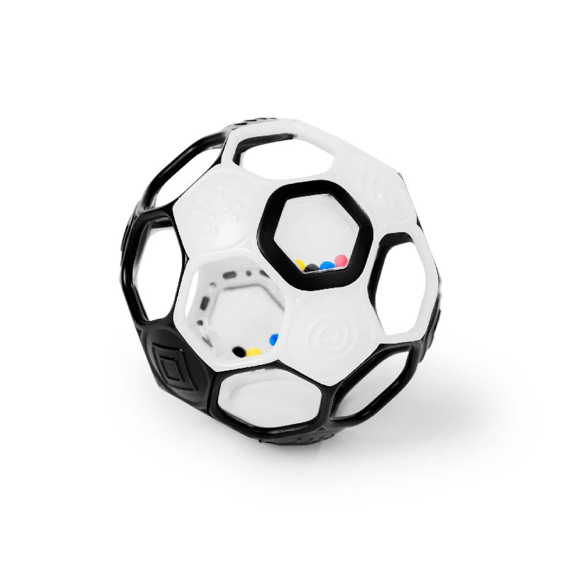 Fodboldrangle Oball – Sort Hvid til Leg og Læring
