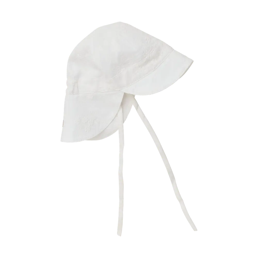 Sommerhat Broderi Antique White - Mdr