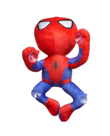 Spiderman Bamse med Sugekop - Sjov Leg og Dekoration!