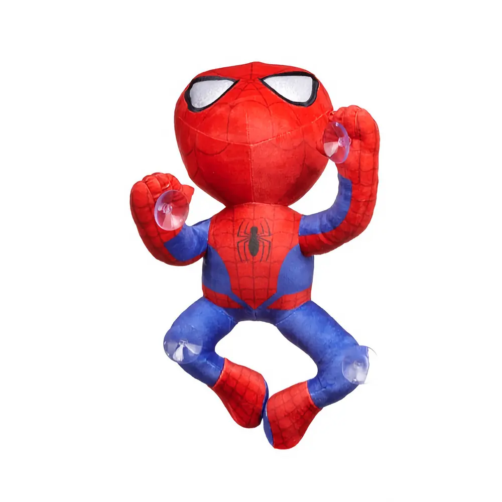 Spiderman Bamse med Sugekop - Sjov Leg og Dekoration!