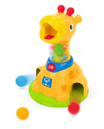 Spinnin' Spots Giraffe Boldspil - Sjovt Læring & Underholdning!