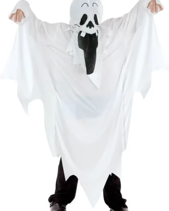 Klassisk Hvidt Spøgelse Kostume til Halloween