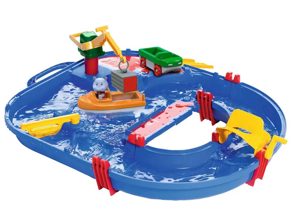 AquaPlay Startsæt med Havn og Flodhest Wilma - Vandleg!