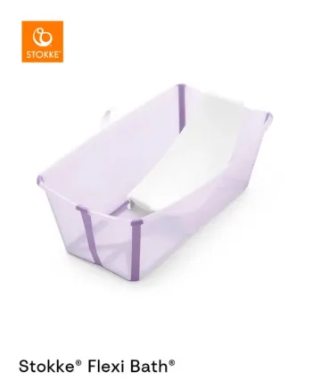 Stokke Flexi Bath X-Large Bundle - Lavendel Tilbud
