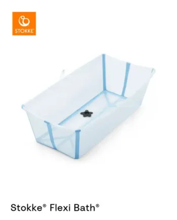 Stokke Flexi Badekar - X-large Ocean Blue til Black Week