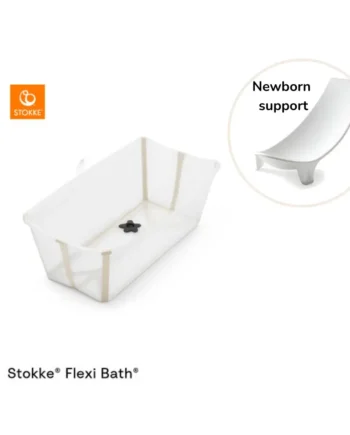 Stokke Flexibath med Nyfødt Støtte - Sandy Beige Tilbud