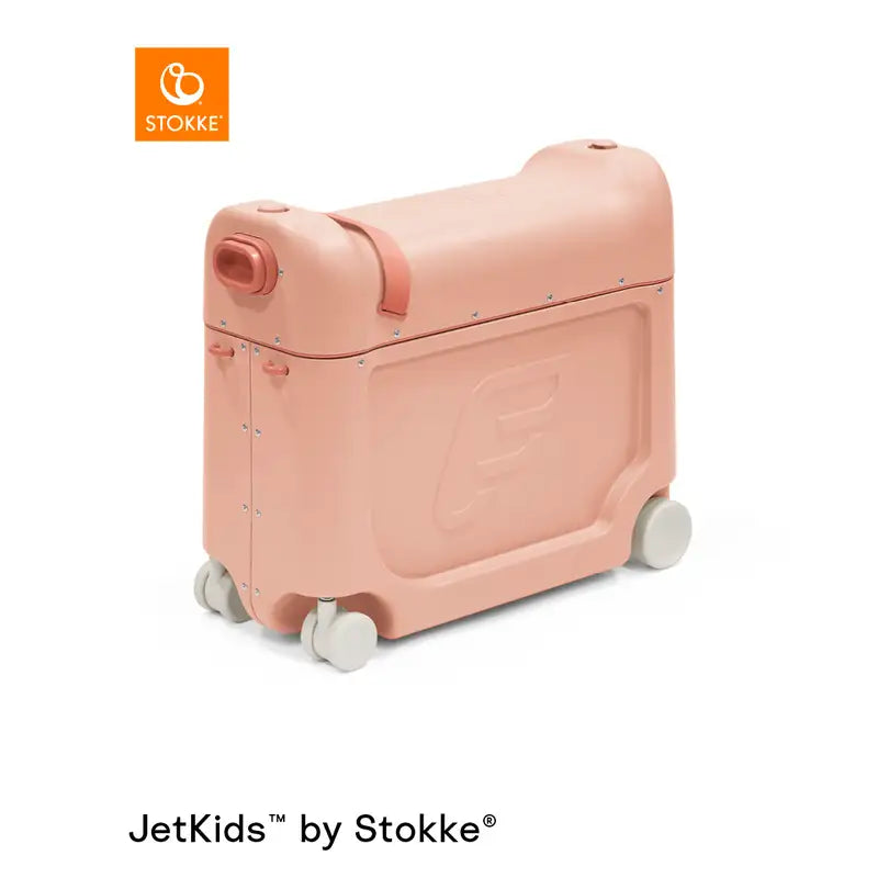Stokke Jetkids Bedbox - Koralfarvet Rejsekuffert til Børn