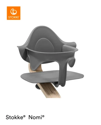 Stokke Nomi Babysæt i Grå - Komfortabelt Tilbehør til Højstole