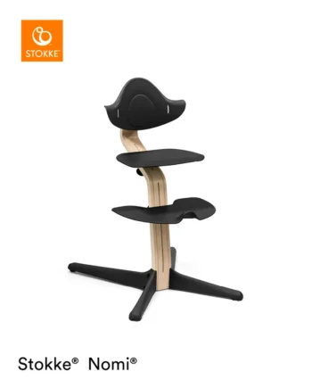 Stokke Nomi Højstol - Natural Black på tilbud!