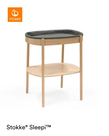 Stokke Sleepi Puslebord i Natur – Perfekt til pusletid!