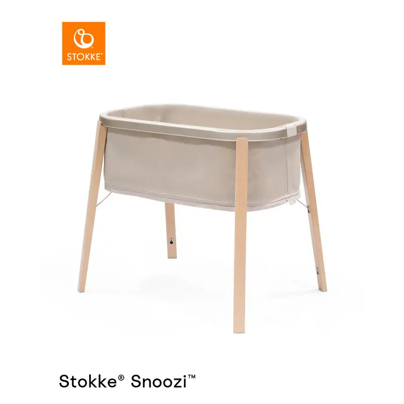 Stokke Snoozi Vugge i Sandy Beige - Black Week Tilbud
