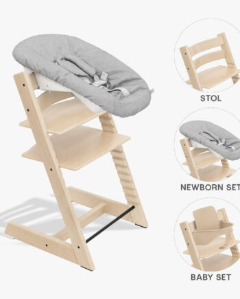 Stokke Tripp Trapp Bundle – Højstol og Babyset i Naturfarve - Black Week