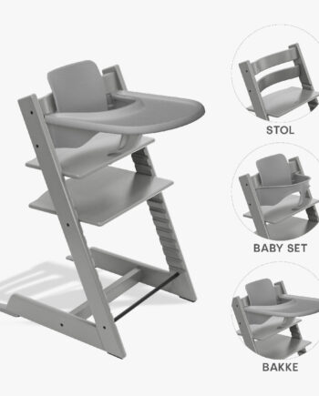 Stokke Tripp Trapp Højstol Bundle med Babyset og Tray