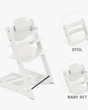 Stokke Tripp Trapp Bundle – Højstol med Babyset – Hvid