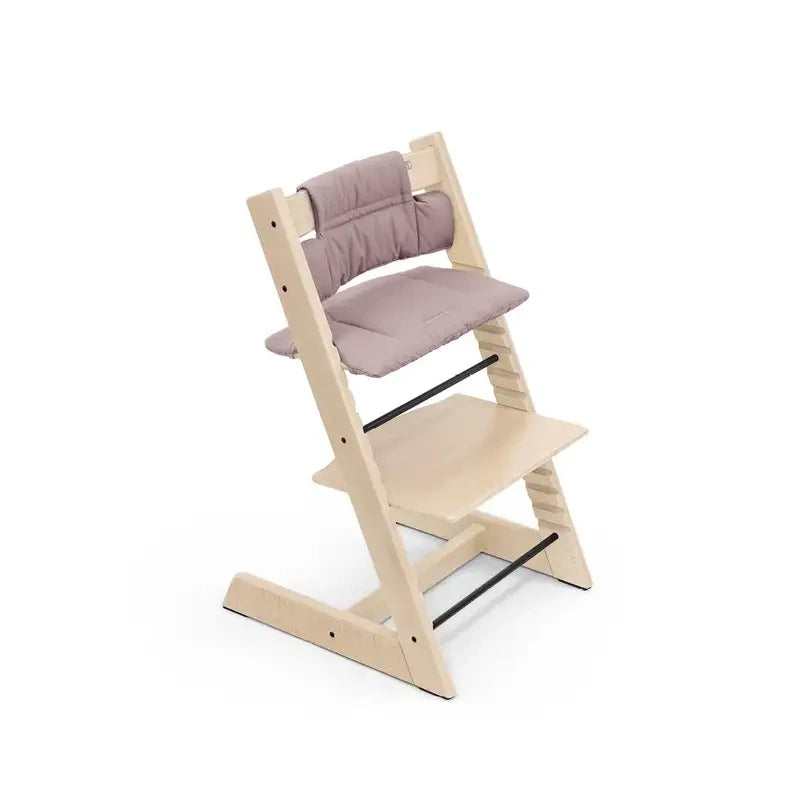 Stokke Tripp Trapp Stol med Hynde - Serene Pink & Nordic Grey