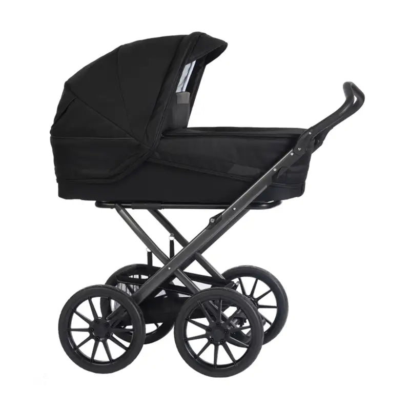 Stork Classic Barnevogn: Carbon Stel, Sort Overdel - Udsalg!
