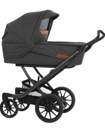 Stork Free Barnevogn: Carbon & Graphic Black Cognac Tilbud