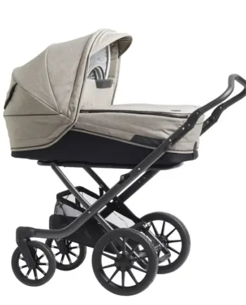 Stork Free Barnevogn: Sort med Sand Detaljer - Perfekt til Udflugter