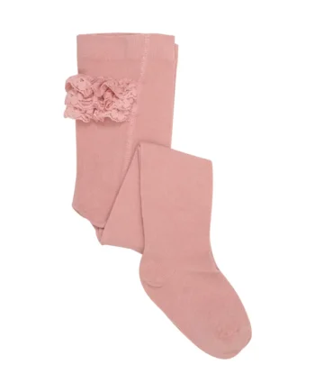 Blonde Strømpebukser i Dusty Rose fra Bekids - Must-Have!