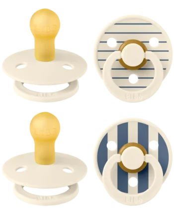 BIBS Studio Sutter 4pk - Pin Ivory Blue