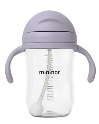 Sugerørskop i Tritan 330 ml - Lilac Flower på tilbud!