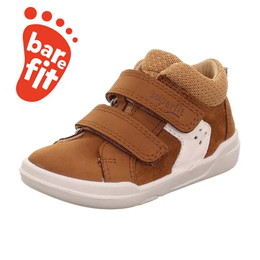 Superfree Barefoot Sneaker Brun Hvid 26