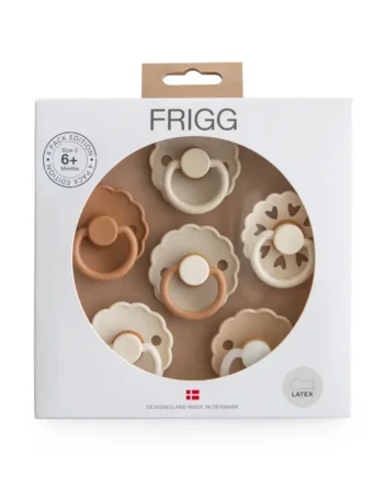 Suttepakke med 6 sutter i varme farver fra Frigg
