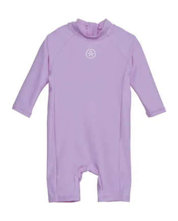 Langeærmet Svømmedragt i Lavender Mist - Color Kids