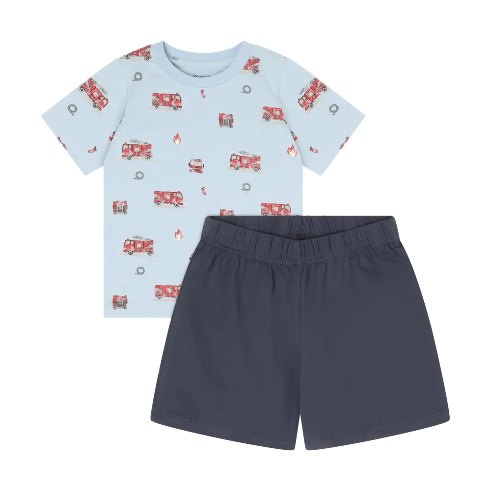 -shirt Og Shorts Sæt Niagara Mist 92