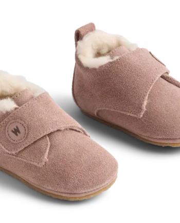Taj Uld Hjemmesko i Rose Powder - Varme til Baby