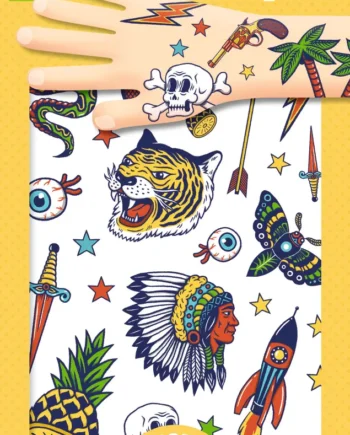 Djeco Bang Bang Tatoveringer - Sjove og Sikker Tatoveringer