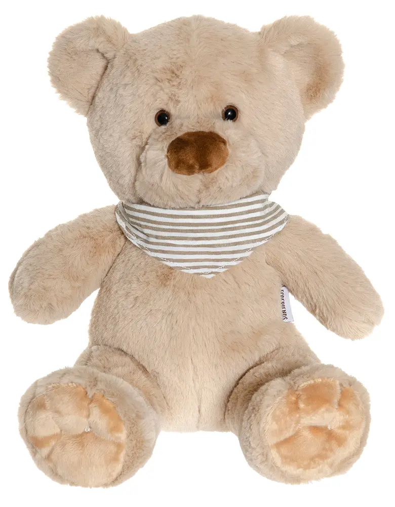 Bæredygtig Beige Malte Bamse – EcoFriends Kvalitet