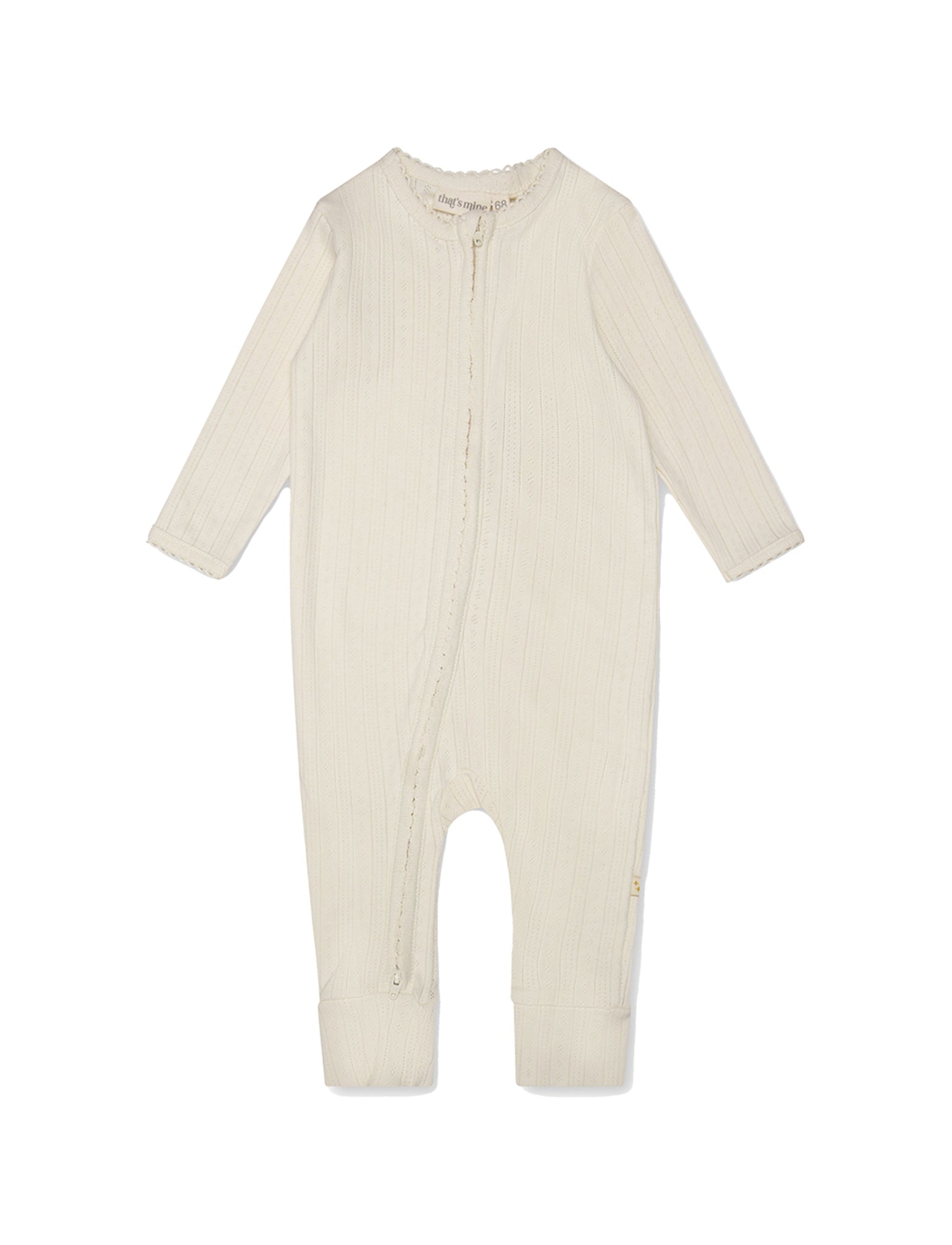 That Apos   Mine Allie Onesie Antique White 50cm 0m