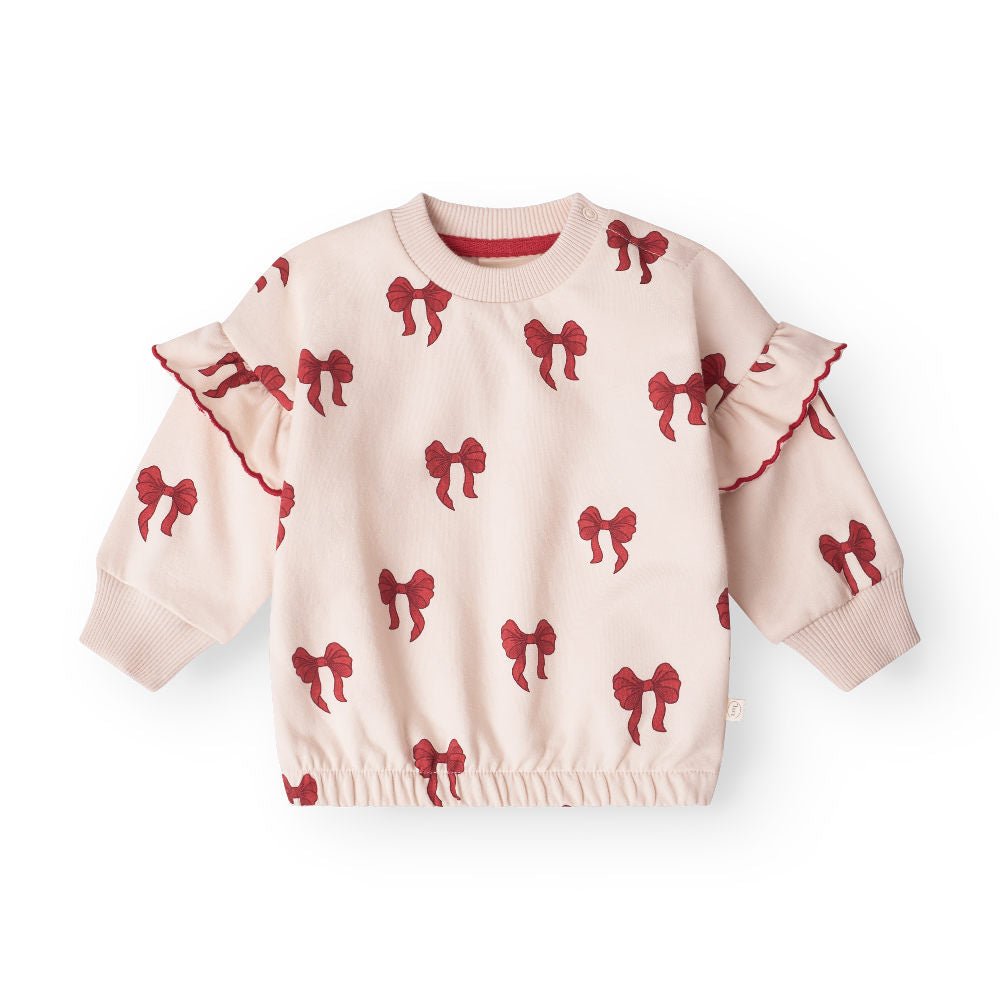 That Apos   Mine Amelia Sweatshirt Rouge Boucle 74cm 9m