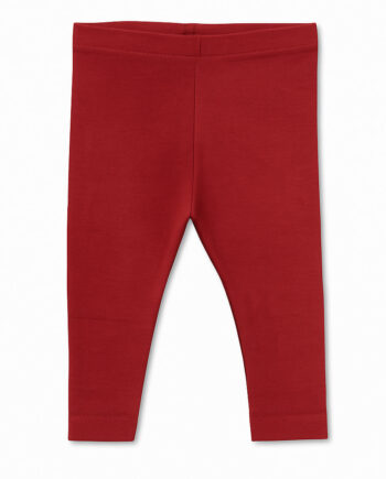 Elois Leggings i Lucky Red – Økologisk Komfort til Børn!