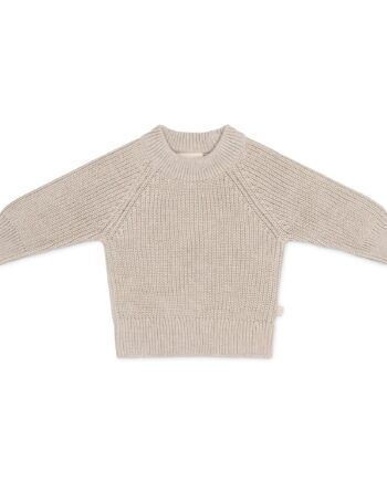 That's Mine Økologisk Flo Sweater – Oatmeal Melange Tilbud!