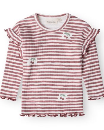That's Mine Jamilla Bluse – Love Berry Stripe Tilbud
