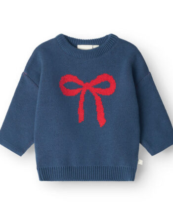 Oversized Nasha Sweater i Økologisk Bomuld – Key Blue