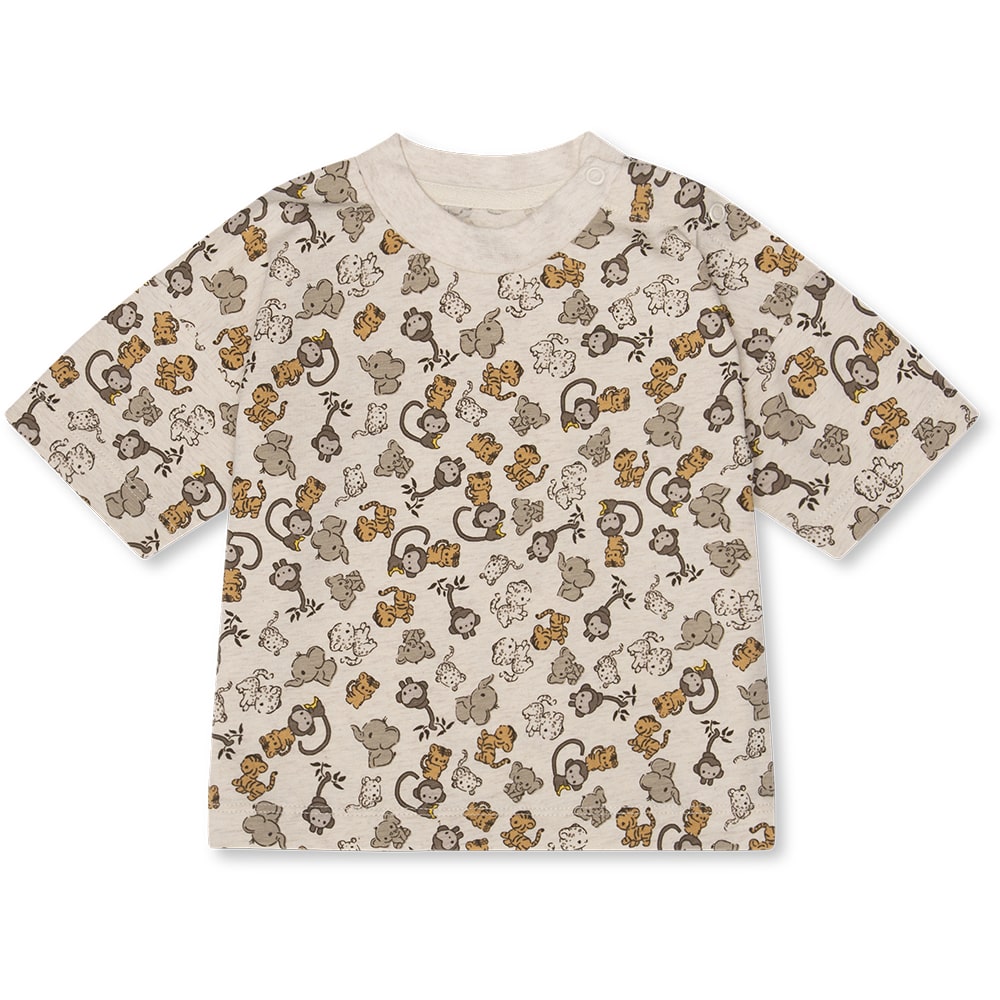 Oversized T-shirt med Jungle Friends til børn – Must-have!