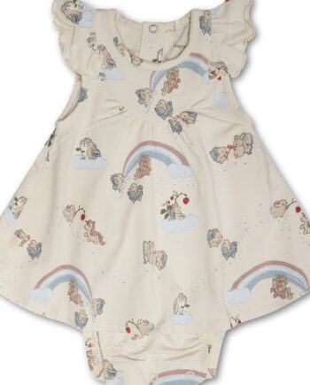Sød Kjolebody i Fairy Sky – Fantastisk Tilbud!