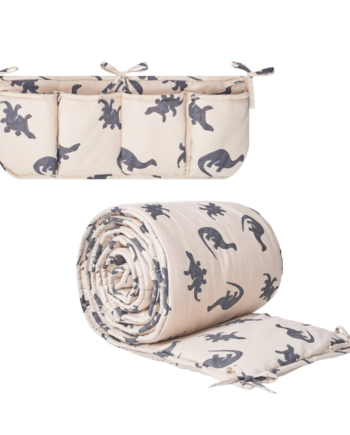 Sengerand og Sengelomme Bundle – Mono Dino Tilbud!